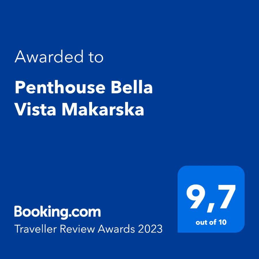 Penthouse Bella Vista Makarska Leilighet Eksteriør bilde