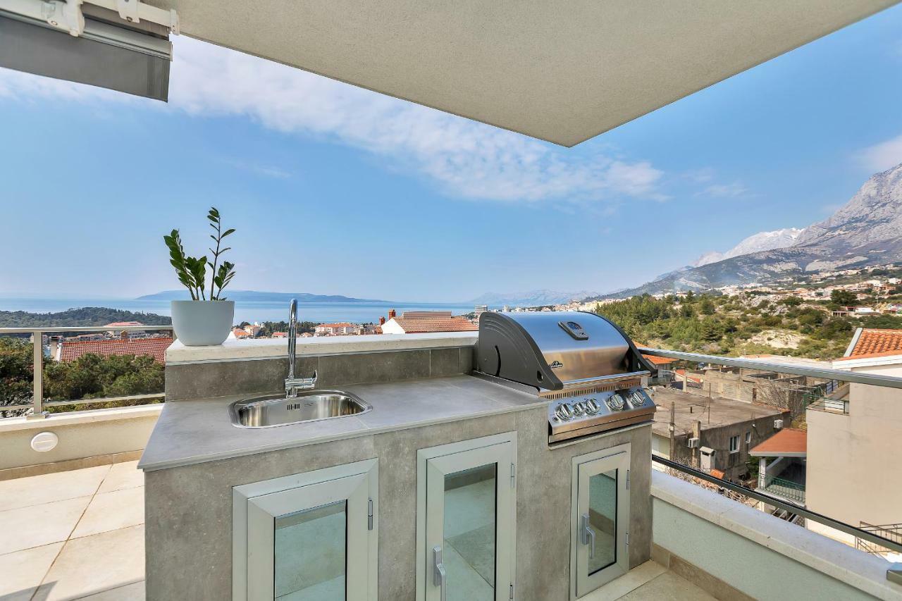 Penthouse Bella Vista Makarska Leilighet Eksteriør bilde