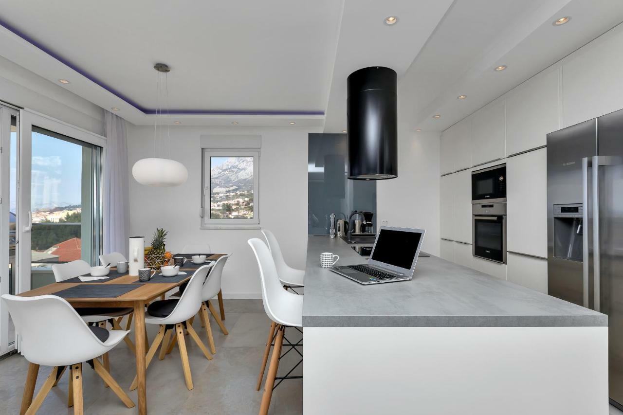 Penthouse Bella Vista Makarska Leilighet Eksteriør bilde