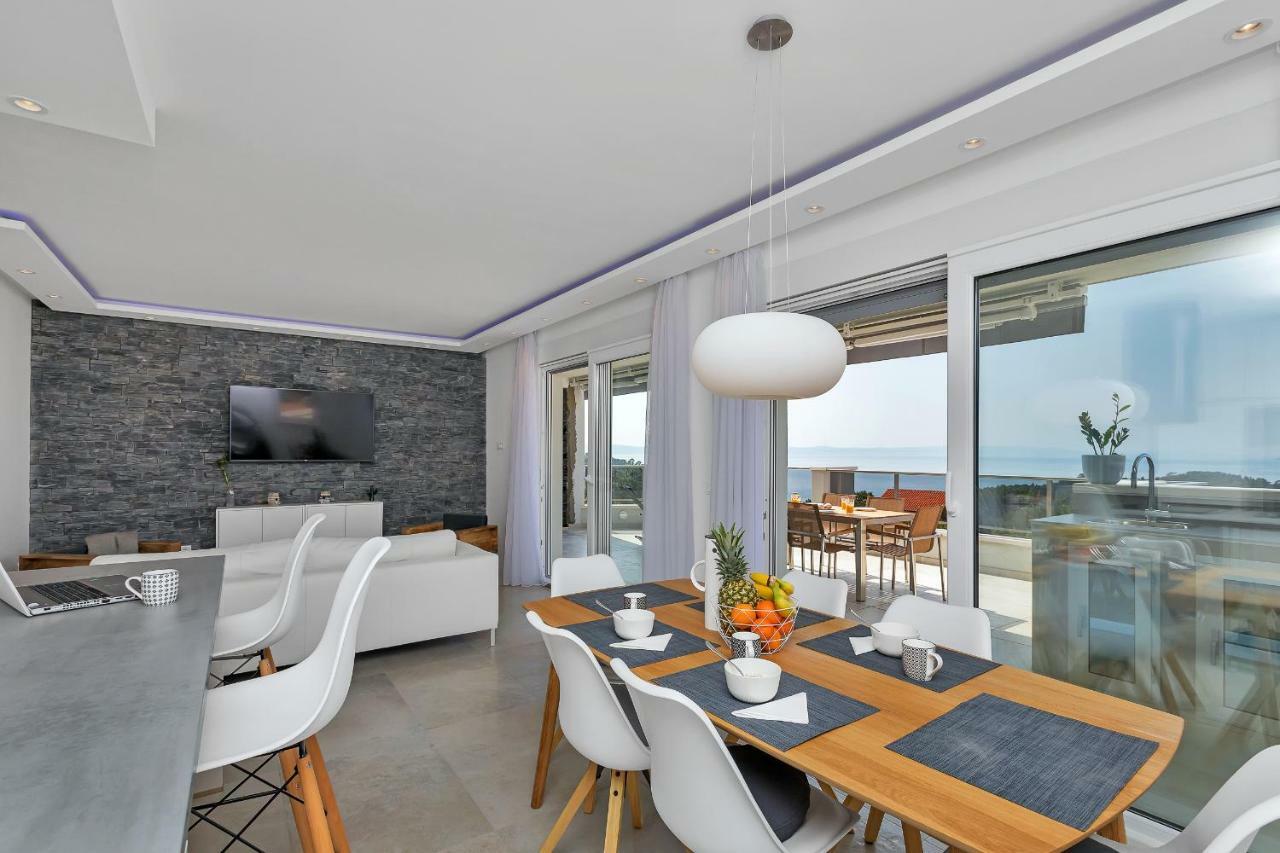 Penthouse Bella Vista Makarska Leilighet Eksteriør bilde
