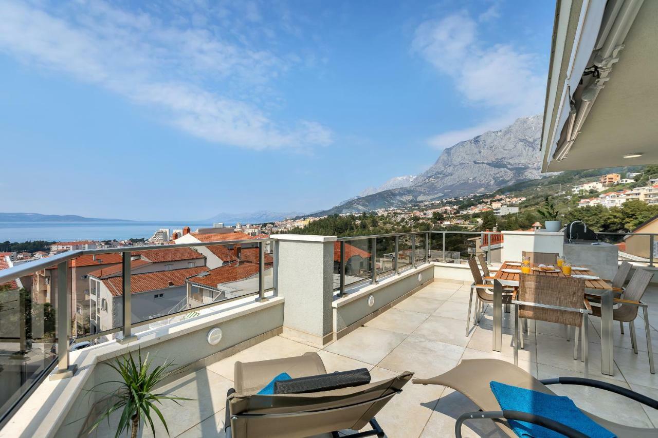 Penthouse Bella Vista Makarska Leilighet Eksteriør bilde